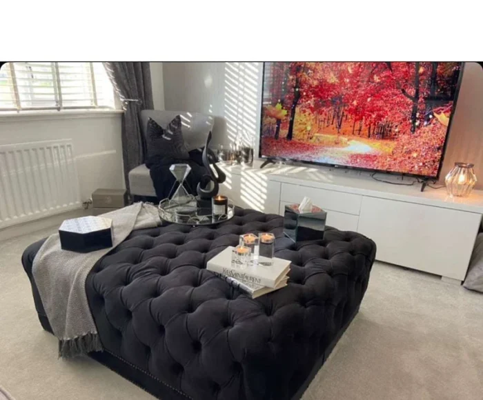 Fallon Chesterfield Footstool - Image 1