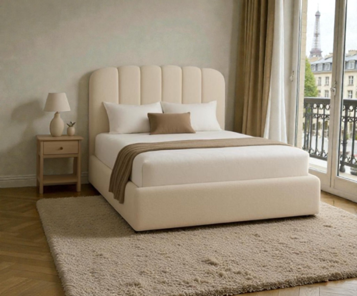 Bouclé Paris Bed - Image 1