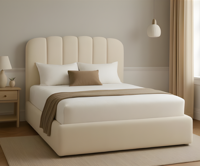 Hazel Haven Bed – Elegant UK-Made Bed with Optional Storage - Image 1